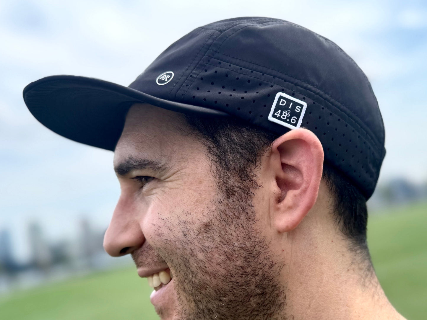 Dopey Challenge on black running Hat